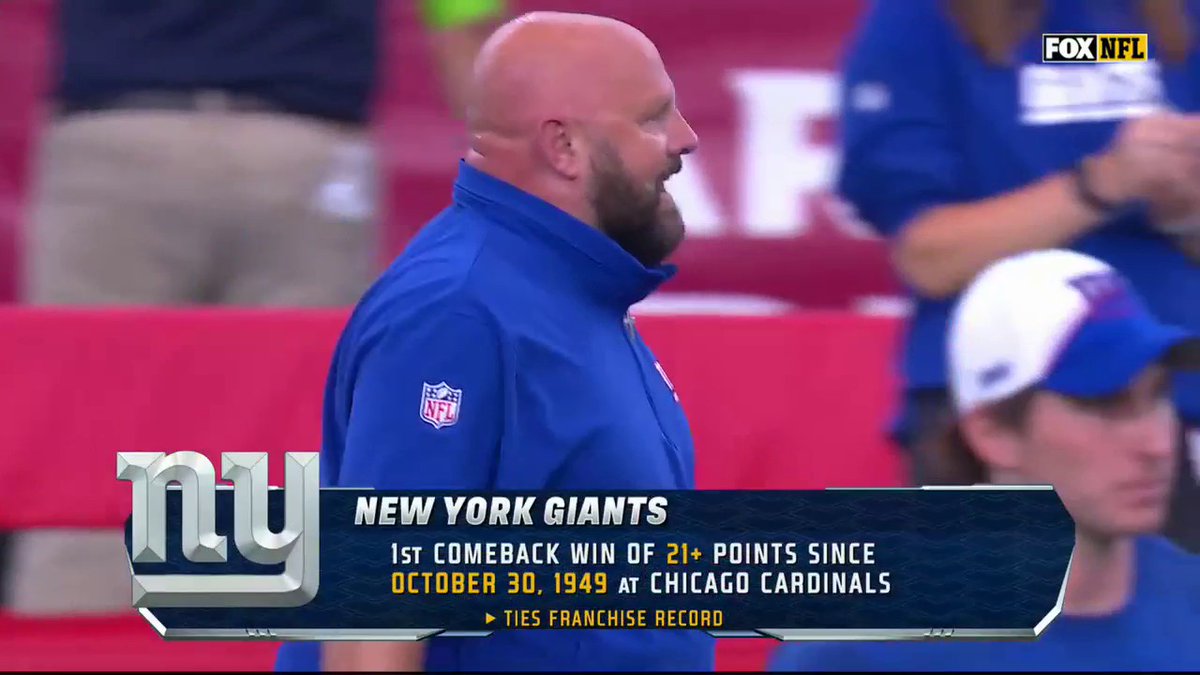 HISTORIC COMEBACK for the New York Giants!!