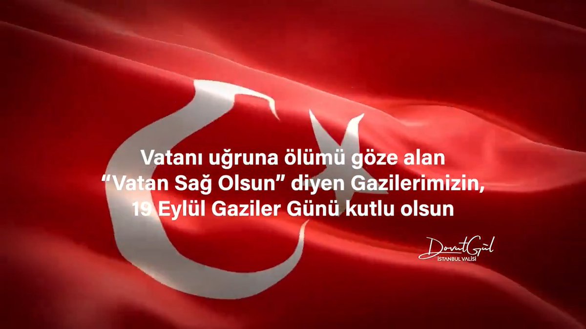 19 Eylül #GazilerGünü... Tüm Gazilerimize ithafen... Minnetle... Davut GÜL