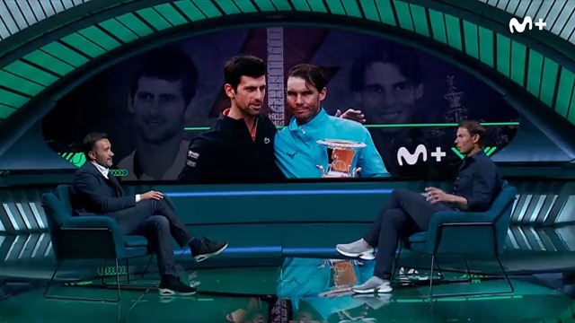 𝗟𝗼𝘀 𝗚𝗿𝗮𝗻𝗱 𝗦𝗹𝗮𝗺. "Creo que Djokovic lo vive de una manera más intensa. Para él, hubiera sido una frustración más grande no conseguirlo". 📺 #NADALenMovistarPlus, con @juanmacastano, a las 21:45 en 𝐌𝐨𝐯𝐢𝐬𝐭𝐚𝐫 𝐏𝐥𝐮𝐬+ (dial 𝟳).