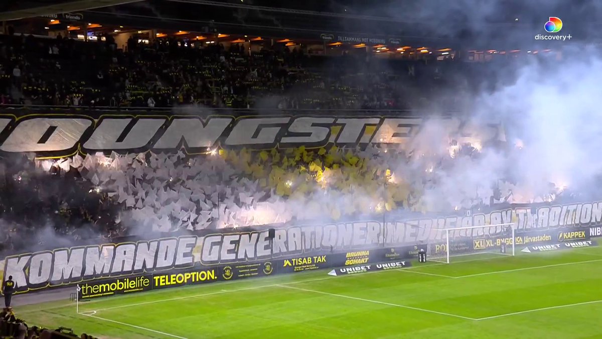 Inramningen på Friends Arena inför ångestladdade mötet mellan AIK och Degerfors IF! 👀 Se matchen på