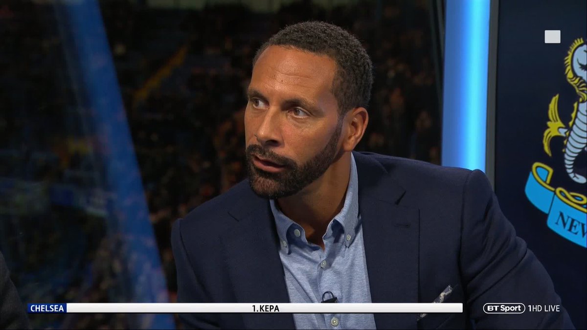 Rio Ferdinand LiveScore @FIVEUK Rather ironic, this.