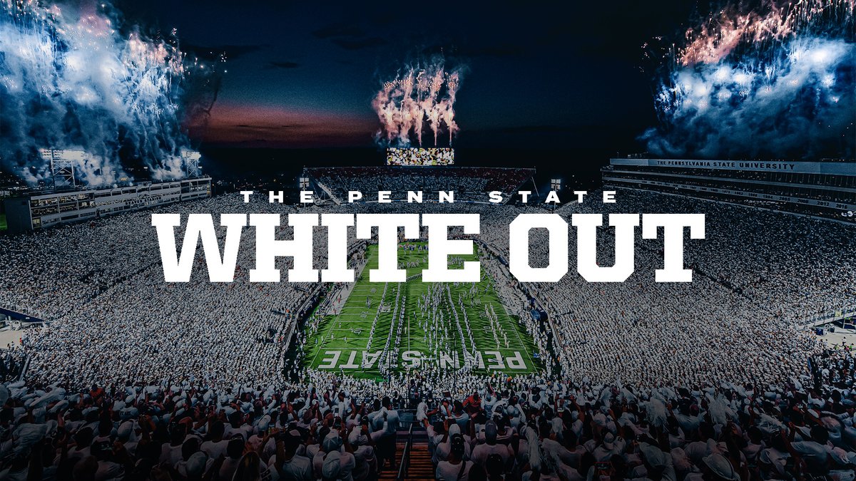 There's nothing like the Penn State White Out. #TheGreatestShowInCollegeSports