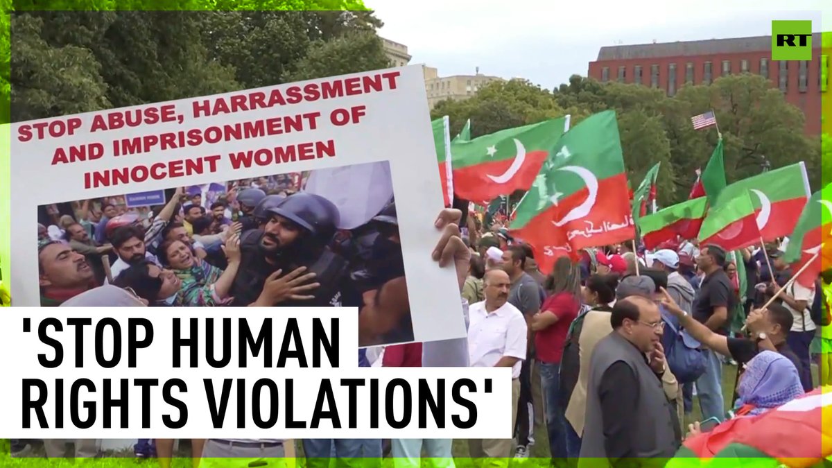 Hundreds of Imran Khan supporters protest outside White House Follow us on Telegram: