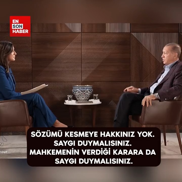 Cumhurbaşkanı Erdoğan, Amerikalı spikere ayar üstüne ayar verdi - Türk yargısına saygı duyun - Osman Kavala'dan size ne - Sözümü kesme. Selahattin Demirtaş teröristtir