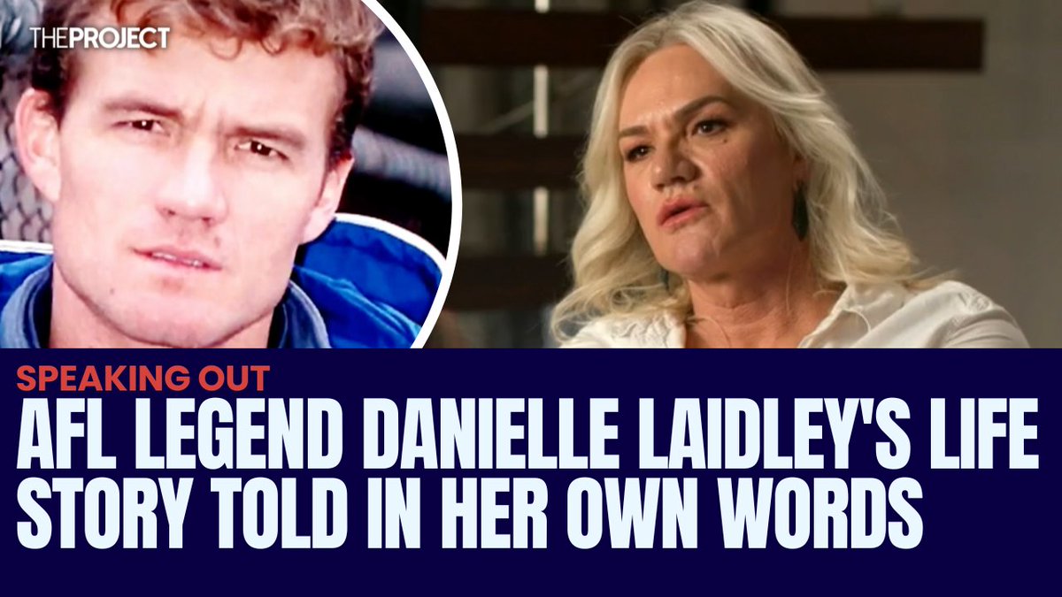 Danielle Laidley is an AFL legend whose secret double life was exposed in the most shocking circumstances. Now, Danielle is speaking out, and in a #TheProjectTV exclusive, she and her son Kane sit down with Waleed Aly to reveal all.