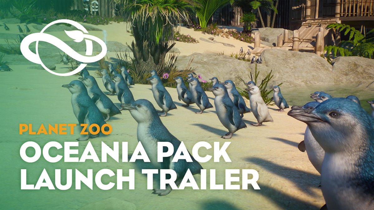 Time to join our island friends under the gentle breeze and salty air! 🐧 The Planet Zoo: Oceania Pack is out now for £7.99 on Steam, and Update 1.15 is out now for all players - just update your game to play! Full Info: