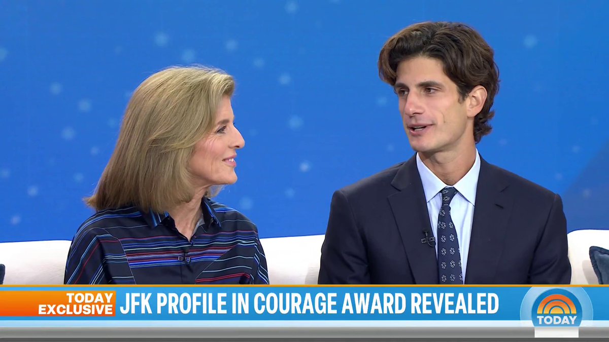 Ambassador Caroline Kennedy and her son Jack Schlossberg join TODAY to announce the 2023 recipients of the Profile in Courage Awards. The 2023 John F. Kennedy Profile in Courage Award will be presented to five South Carolina senators.