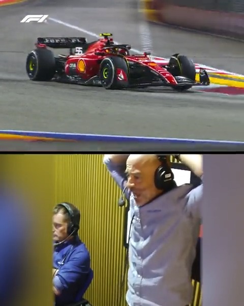 “¡SÍ, SEÑOR!” Check out the Spanish commentary of Carlos Sainz’s second F1 win! 😆🔊 🎙️ DAZN España #SingaporeGP #F1