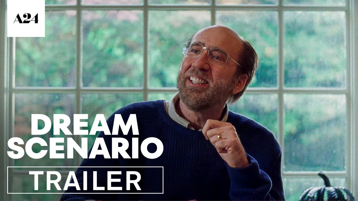 Nicolas Cage stars in the first trailer for ‘DREAM SCENARIO’. In theaters on November 10.