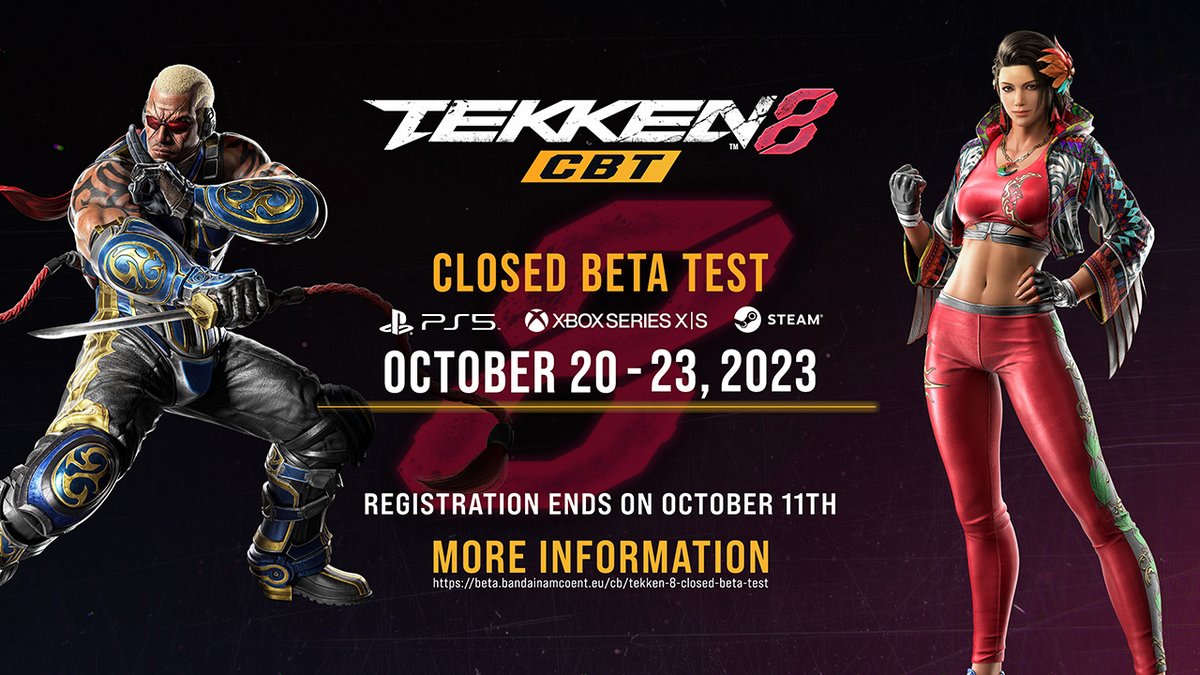 Warriors, step back into the ring and unleash your fighting spirit 👊 Feng is ready for a rematch in #TEKKEN8 – just in time for the next Closed Beta Test, coming October 20, 2023!