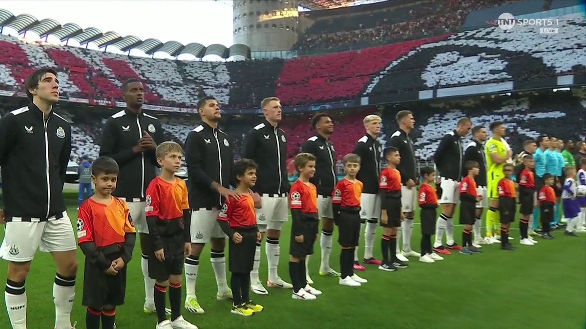 Chills. After a long 20 year wait. Newcastle hear the #UCL anthem for the first time in their return to the competition. #ACMNEW