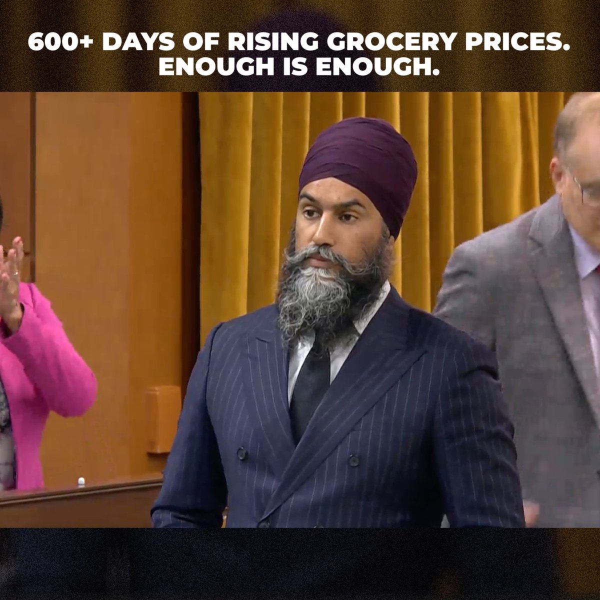 For 20 months grocery prices have been rising faster than inflation. That's 600+ days of families struggling to put food on the table. When will Justin Trudeau wake up and listen the NDP calls to introduce legislation to combat corporate greed and lower grocery prices?