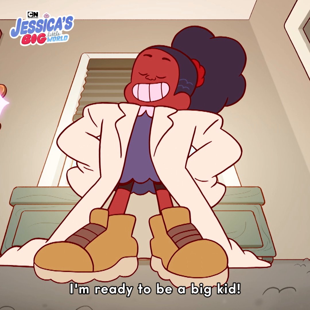 Jessica's BIG little personality coming to Cartoon Network on 10/2 at 8AM 💜✨🌎 #CartoonNetwork #JessicasBigLittleWorld #CraigoftheCreek #NewShow #Premiere