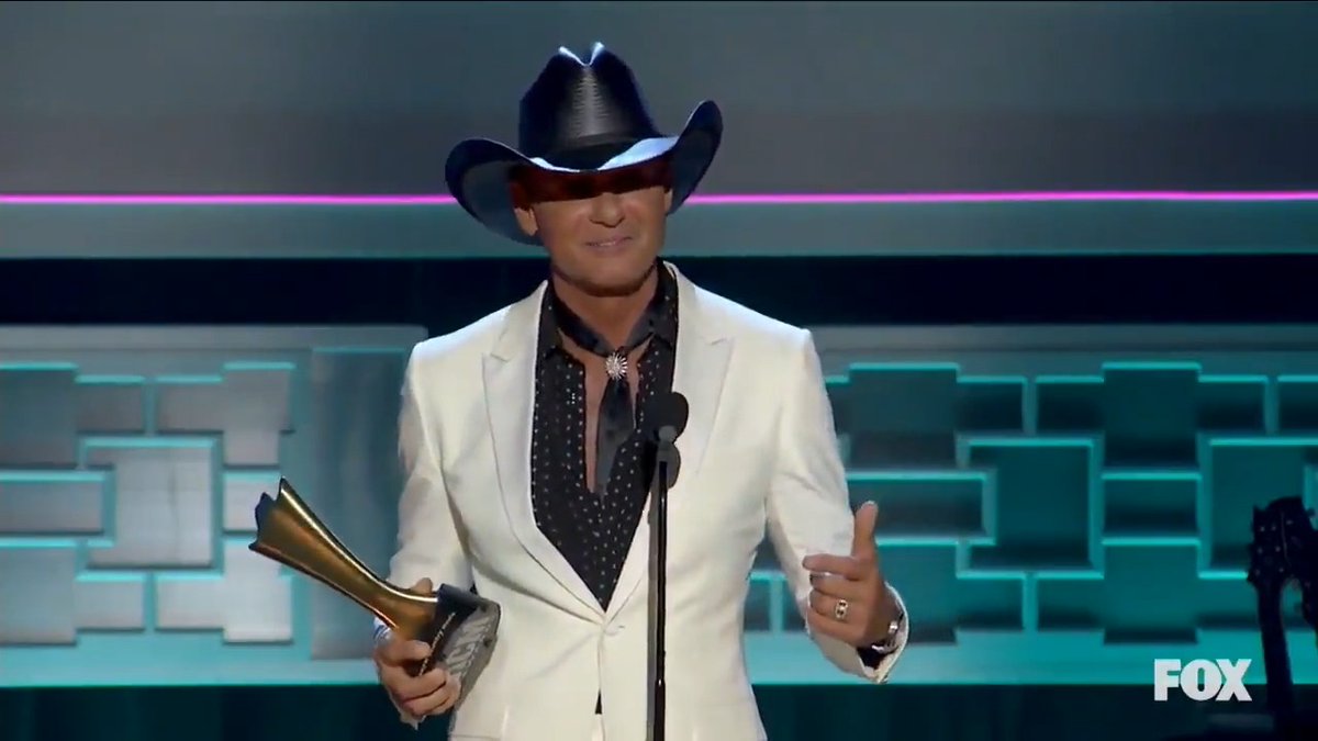 Thank you ACM Awards for the incredible honor. I wouldn’t be here without the support of all the fans, my family, and everyone in the industry who has helped champion my music through the years. Forever grateful! #ACMhonors
