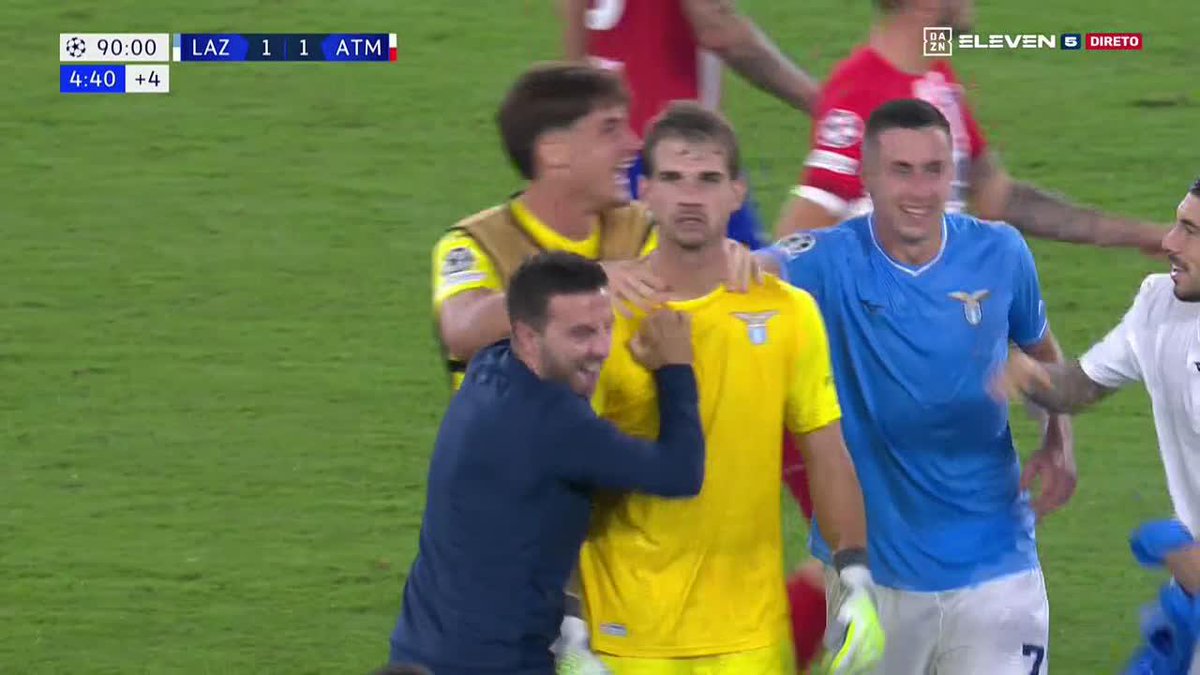 INCRÍVEL!! Ivan Provedel, GR da Lazio, fez o empate contra o Atleti em cima do apito final 🤯