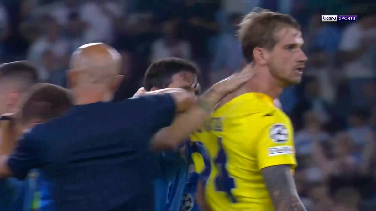 LAZIO KEEPER IVAN PROVEDEL SCORES IN THE 95TH MINUTE!!! 🤯 The Champions League is back and don't we just LOVE it 😍 #beINUCL