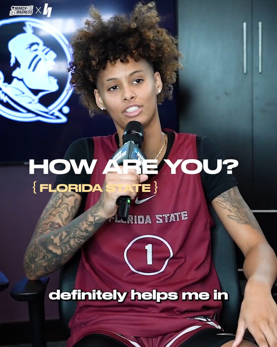 "Us as people come first." Brianna Turnage, Avery Treadwell, Sara Bejedi, Lucía Navarro and Sakyia Whitem discuss the importance of taking care of yourself. #NCAAWBB x FSU Women's Basketball