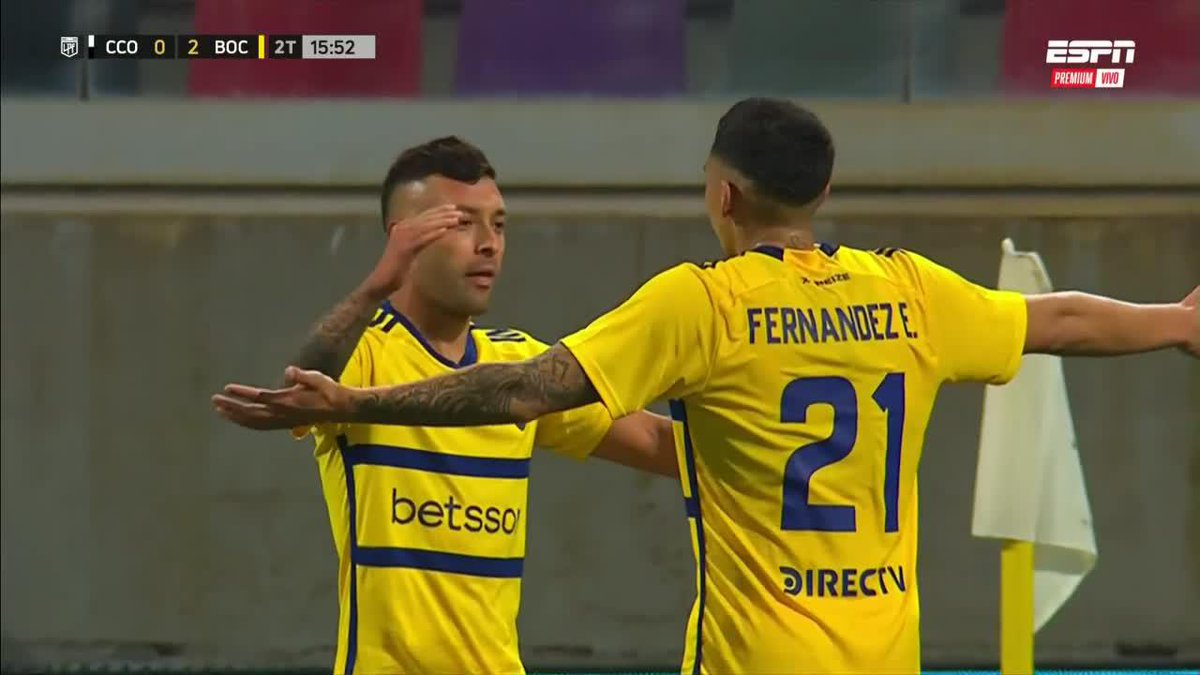 Primer gol en #Boca: GOLAZO. Nivel Lucas #Janson.