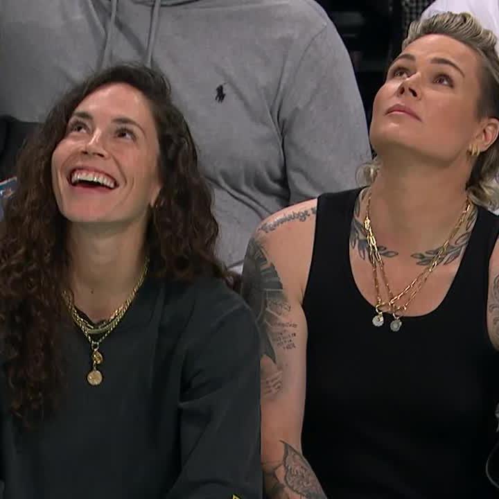 A lot of star power in the building for Mystics-Liberty Game 2 🤩