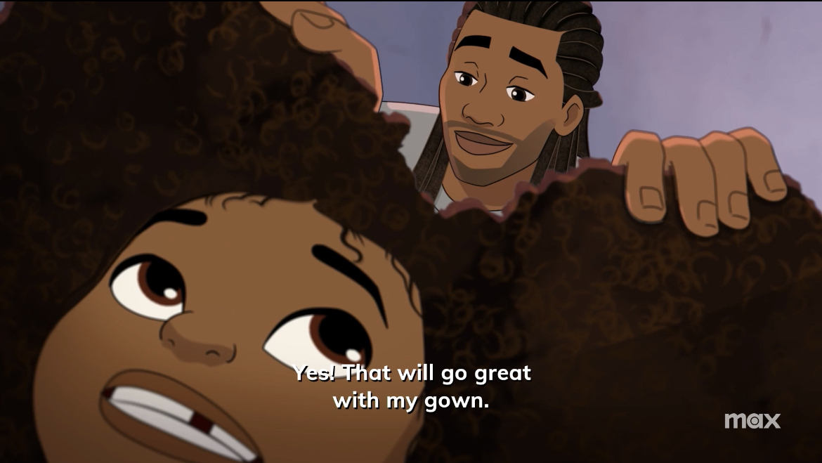 Here's the first clip from our new animated series #YoungLove for those that haven't seen it already. The show is a continuation of our #HairLove picture book and short. Stars Issa Rae, Kid Cudi, Loretta Devine, Harry Lennix & Brooke Conaway. Premieres in 2 days on hbo max fka
