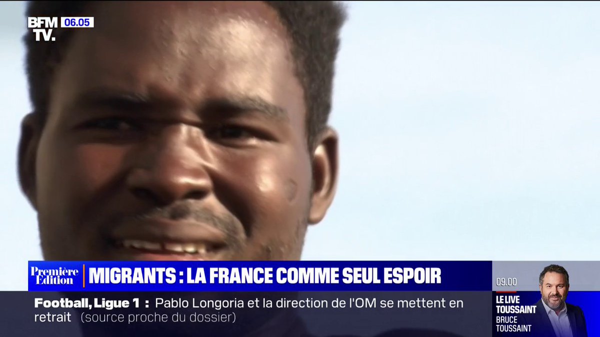 💬 "Au Soudan, il y a la guerre, on était obligés de sortir de chez nous" Ce migrant rêve d'étudier en France mais a été reconduit à la frontière italienne
