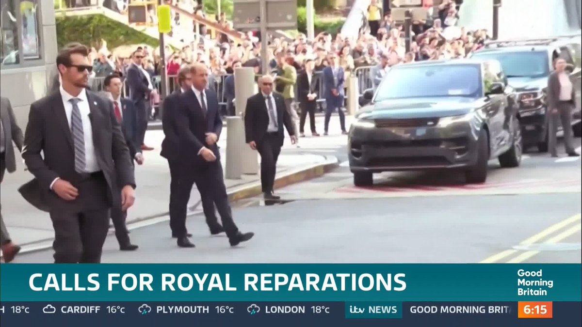 During Prince William's visit to New York, the President of Guyana has issued fresh calls for the Prince of Wales and his family to pay slavery reparations to former colonies of Britain.