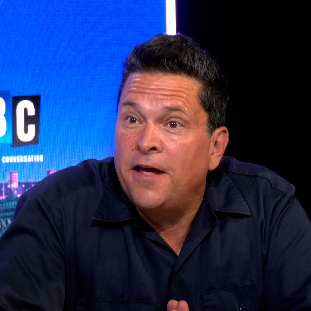 'The implication of asking about where our funding comes from is that you think that I'm doing someone else's bidding.' 'That's exactly what I'm saying.' Comedian Dom Joly interrogates Institute of Economic Affairs' Matthew Lesh over the funding of his think tank.