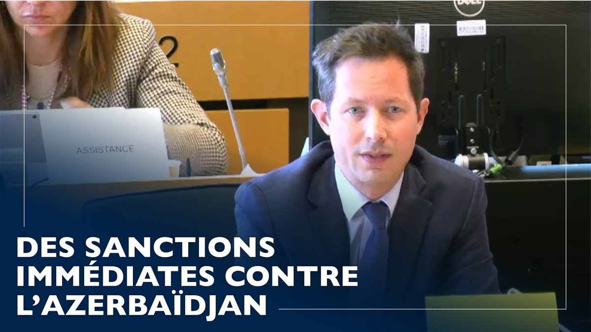 Si l’Europe reste passive devant la guerre lancée par l’Azerbaïdjan contre les Arméniens du Haut-Karabakh, elle sera coupable devant l’histoire. Nous avons les moyens de faire reculer Aliyev, et de sauver des vies : il faut agir maintenant, par des sanctions immédiates. #karabakh