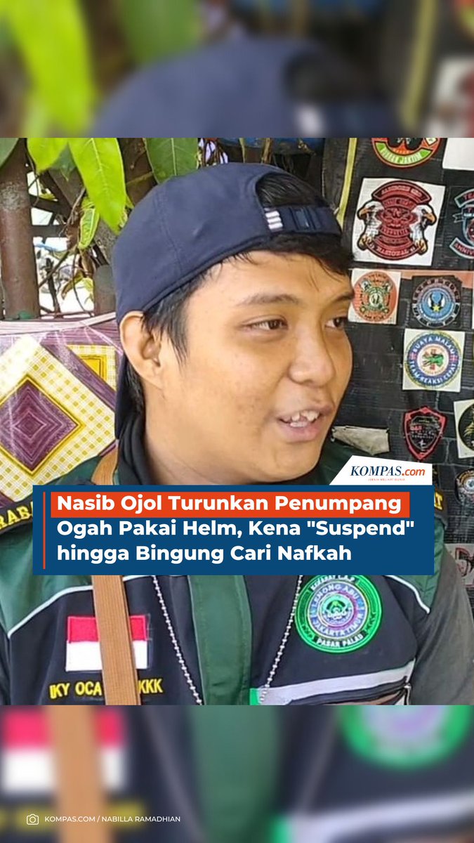 Nasib Ojol Turunkan Penumpang Ogah Pakai Helm, Kena "Suspend" hingga Bingung Cari Nafkah.