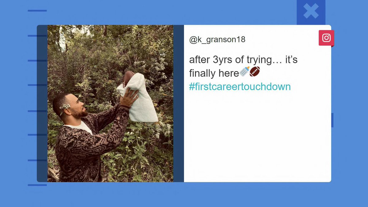 Congrats to Kylen Granson for his newest tiny blessing 🏈🍼 #WBW The random life event that Jason McCourty thinks deserves a similar photoshoot is: