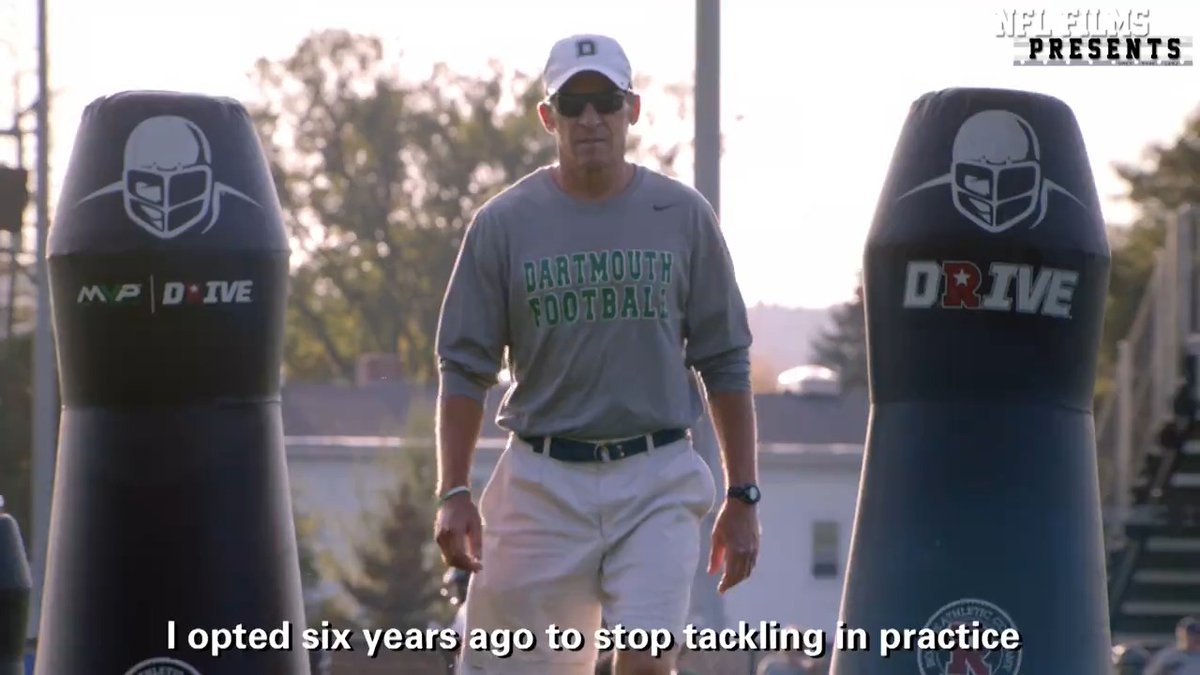 Rest in peace to long-time Dartmouth Football coach Buddy Teevens, whose innovative robotic tackling dummies have led to a safer game 🙏