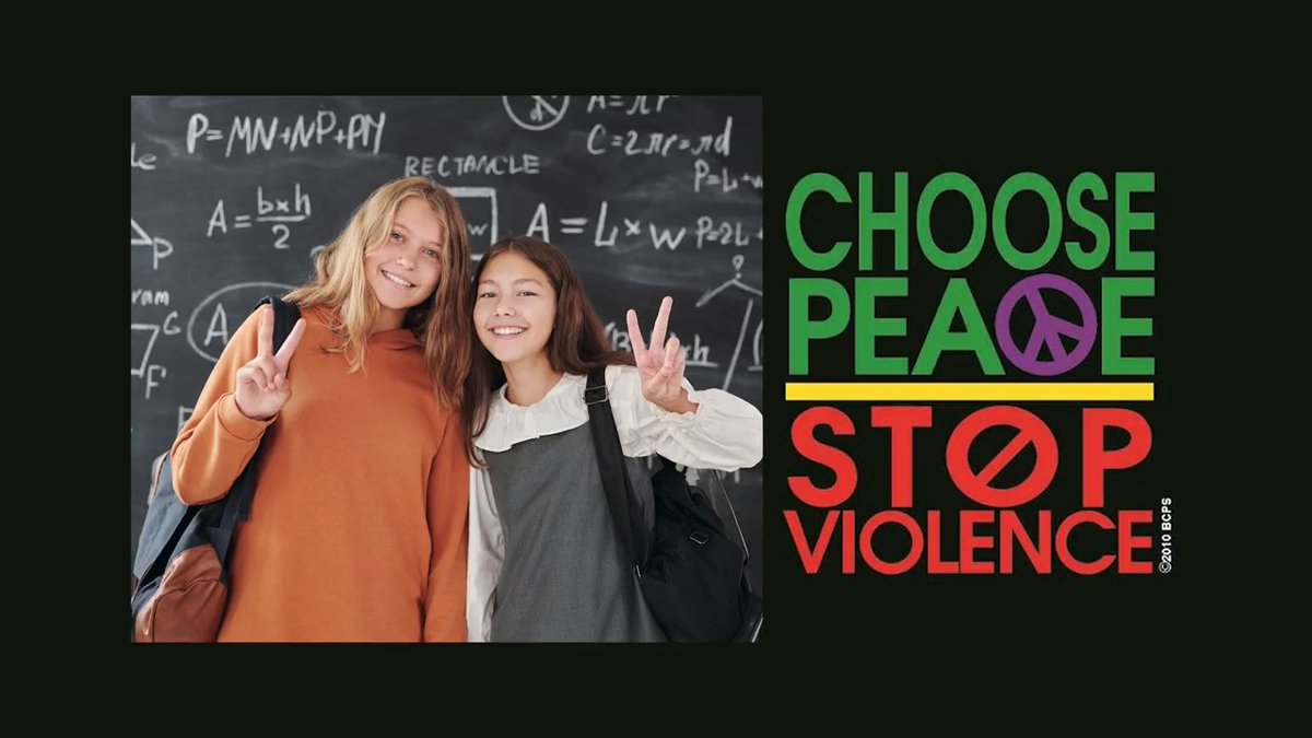 BCPS and School Board Chair Lori Alhadeff invites the community to join us for Broward Peace Day, tomorrow, September 21. Wear white to symbolize peace and stand against violence. Let's foster unity, reinforce positive behaviors, and promote kindness across our schools and communities. Together, we can make a difference! #ChoosePeace #StopViolence #BrowardPeaceDay ChoozPeace School Culture & Student Support