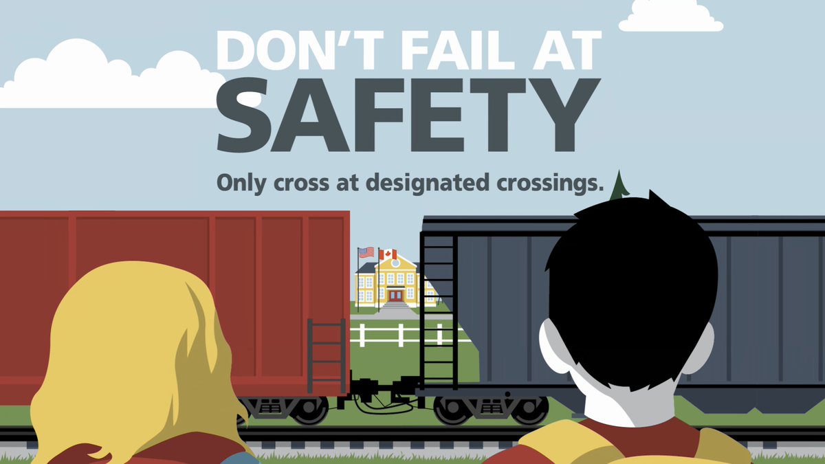 During #RailSafetyWeek, we want to remind you to only cross train tracks at a designated and marked railway crossing. No shortcut is worth your life. Watch this video to learn more and stay safe! #StopTrackTragedies #RSW2023 Operation Lifesaver Canada Operation Lifesaver