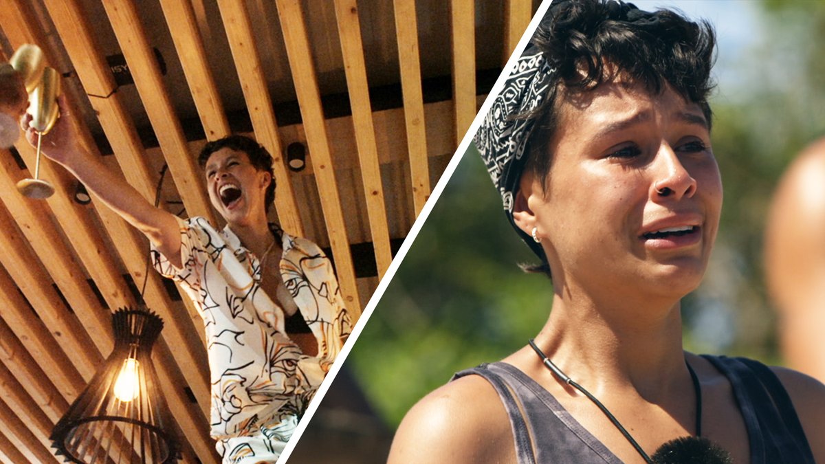 12 strangers enter a luxurious villa. Then they get kicked out and have to fight for their rooms in the backyard! Surviving Paradise premieres October 20.