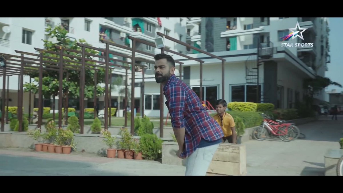 Virat Kohli in the Star Sports Ad of Let Kids Play.