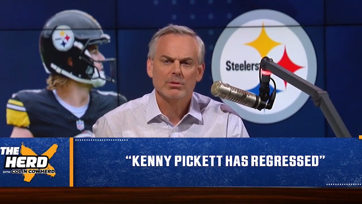 Colin Cowherd with more Matt Canada fire: "There's a dumpster fire and he's holding a match and a can of gasoline... Get rid of him." #Steelers #NFL