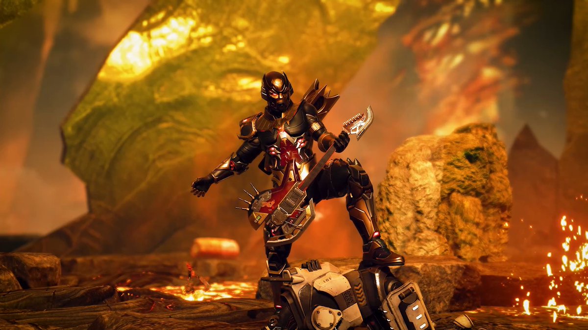 Any one of you lads up for a campfire sing song after the game? Fuse is here and he's ready to make some music 🎸 Unlock his new Heirloom, the Razor's Edge, during the Harbingers Collection Event.