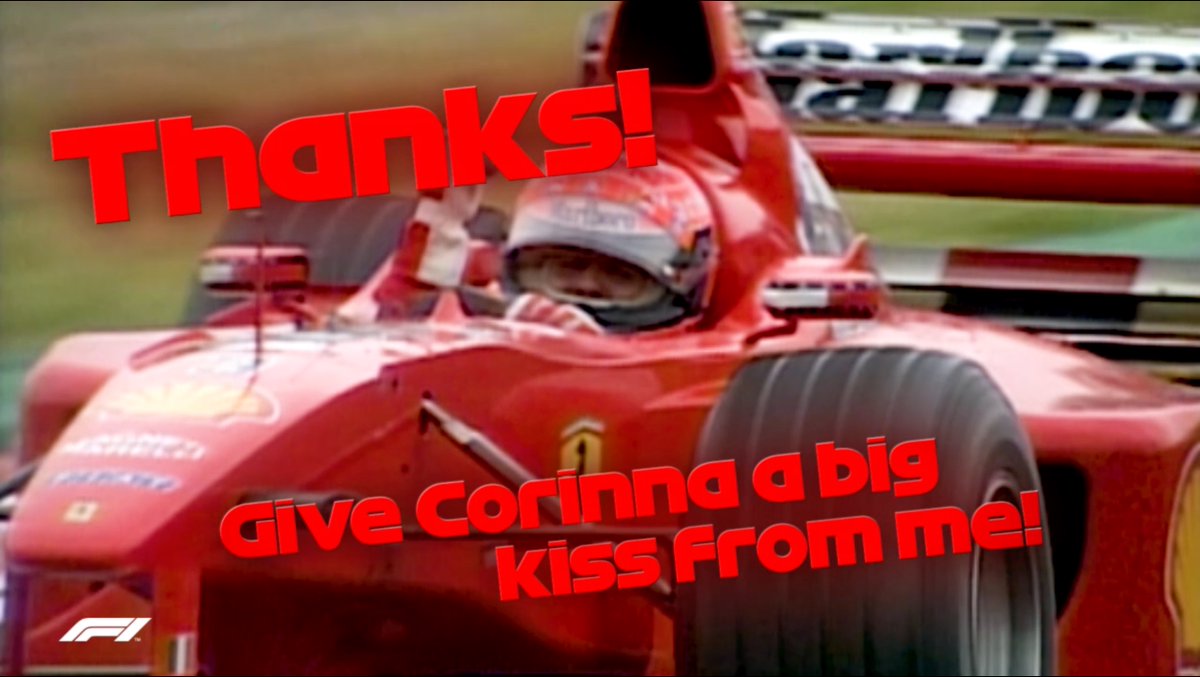 An iconic moment in history 👑 Michael gaining his third World Championship with us in 2000 ❤️🏆 #JapaneseGP 🇯🇵