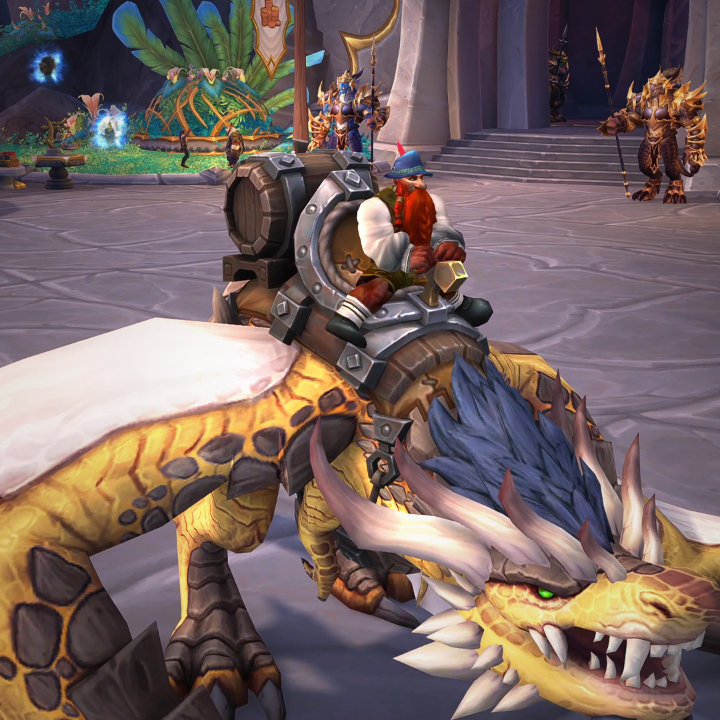 Brewfest is back with new quests and rewards! 🛡️ Orange Brewfest Bulwark Shield Transmog 🍺 Brew Barrel Toy 🐉 Brewfest Saddle Dragon Customization