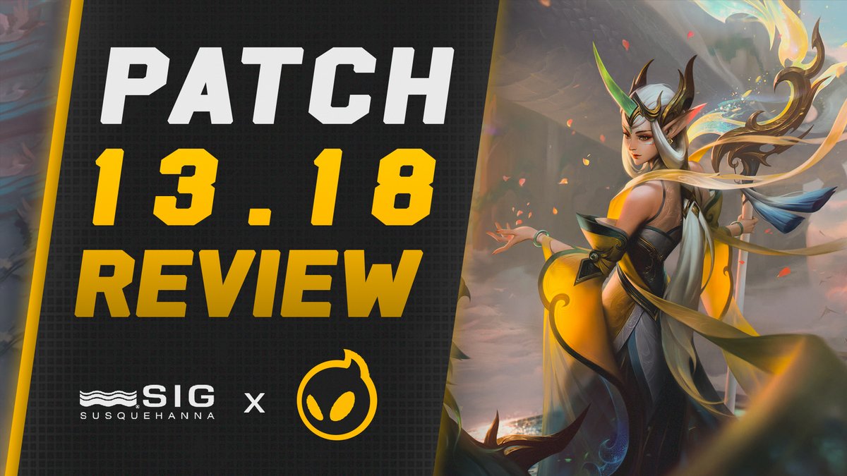 Get the Coach's take on 13.18 in our Patch Notes Review! 📝 Reply with your favorite change for a chance to win a DIG Tee Presented by SIG and Svenskeren