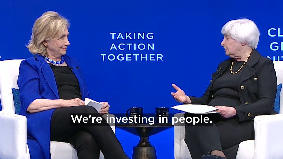 What is Bidenomics, anyway? It's what Secretary Janet Yellen (Archived) calls modern-day supply-side economics–put simply, investing in people. #CGI2023