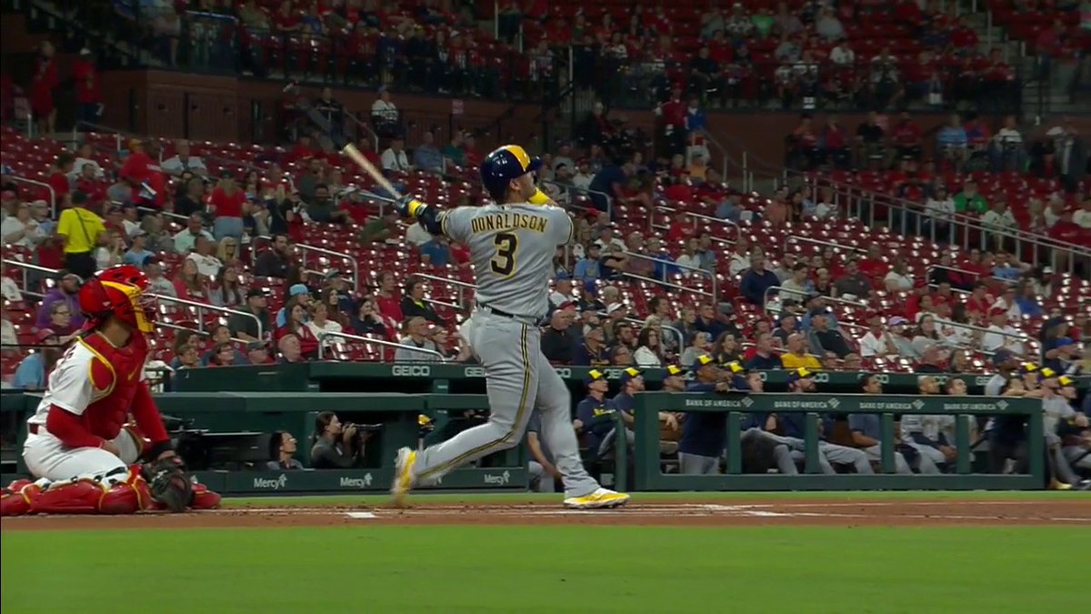 What a huge offensive boost Josh Donaldson has been for the playoff bound Milwaukee Brewers.
