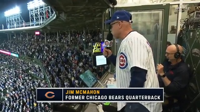 Tonight's 7th-inning stretch is courtesy of the Punky QB, Jim McMahon! #LetsGetSomeRuns