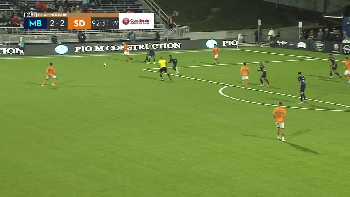 WHAT. JUST. HAPPENED. USL Academy product Xavi Gnaulati wins it for San Diego Loyal! 😤 #MBvSD