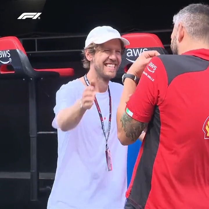🚨 SEB IN THE HOUSE 🚨 Hello old friend 🥰 #JapaneseGP #F1