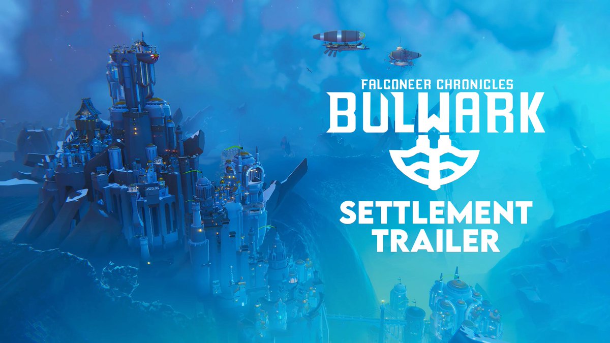 Watch the new Bulwark: Falconeer Chronicles trailer ⚒️ Brand new locations and settlements accommodated by returning factions from The Falconeer 🦅 The lore of the Great Ursee continues to grow. RT to join TODAY! #BuildYourBulwark in the Evolving Demo!