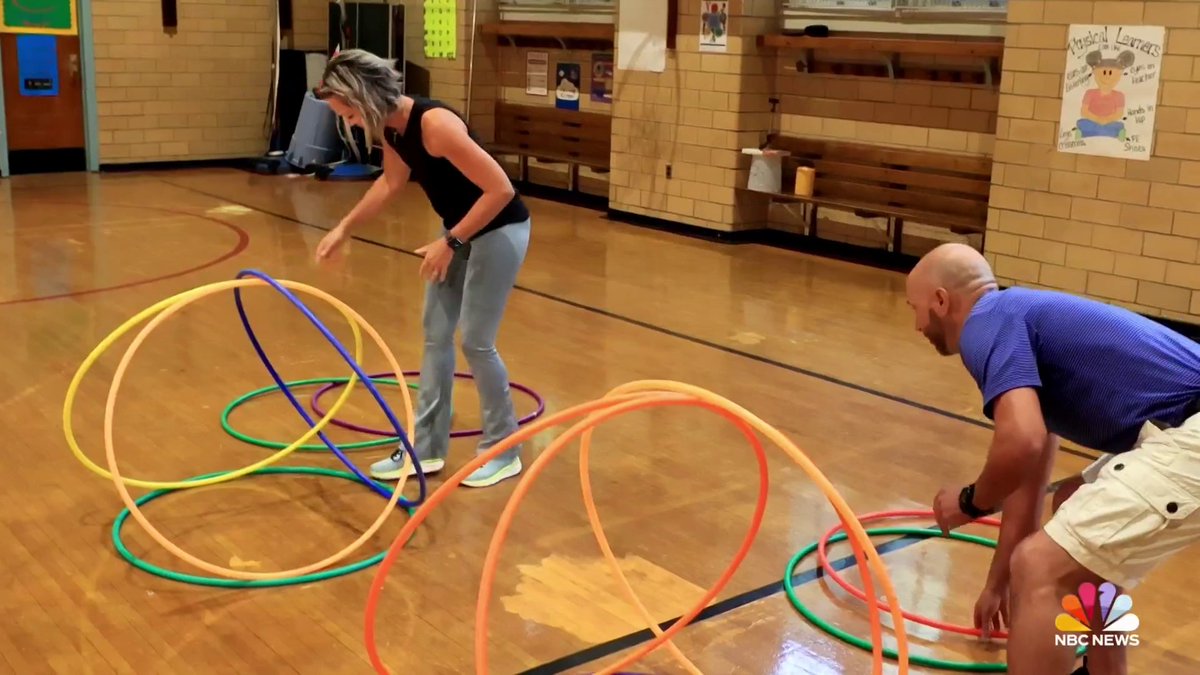 Meet the PE teacher whose classes are about more than fitness! 💪 Coach Gelardi sat down with @dylandreyernbc to talk about how he makes fitness fun with his students and how he found a social media following.