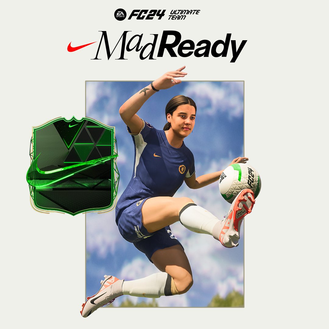 Get Mad Ready for the new #FC24 Ultimate Team season with Nike Football in the first ever Early Access Campaign. Pre-order #FC24 Ultimate Edition and play from September 22 with Early Access.