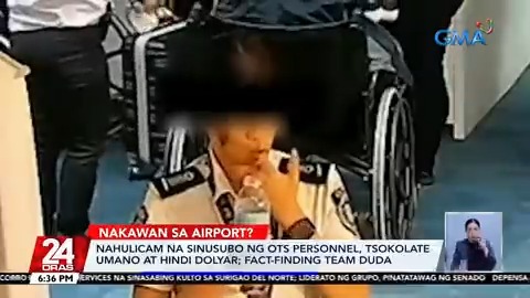 Hindi dolyar, kundi tsokolate! Depensa 'yan ng airport screener na nahulicam na may sinubo sa NAIA matapos mawalan ng pera ang isang dayuhan. Ang gusto ng transportation department, patawan ng maximum penalty ang mga sangkot.