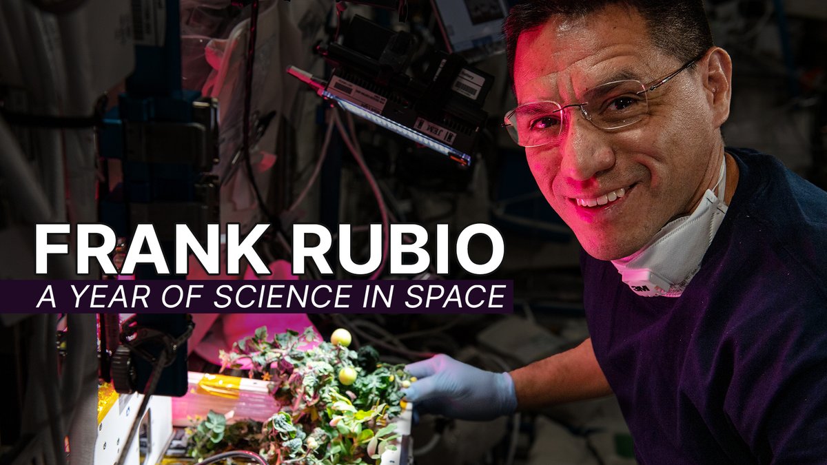 Today, Frank Rubio of ARCHIVED NASA Astronauts marks one full year in space! He holds the record for the longest single spaceflight by a U.S. astronaut. Rubio returns home to Earth on Sept. 27. About his scientific journey on the International Space Station: